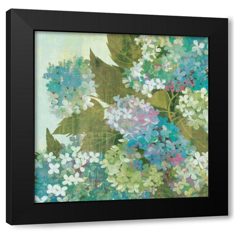 Grandiflora Bloom Black Modern Wood Framed Art Print with Double Matting by Lovell, Kathrine