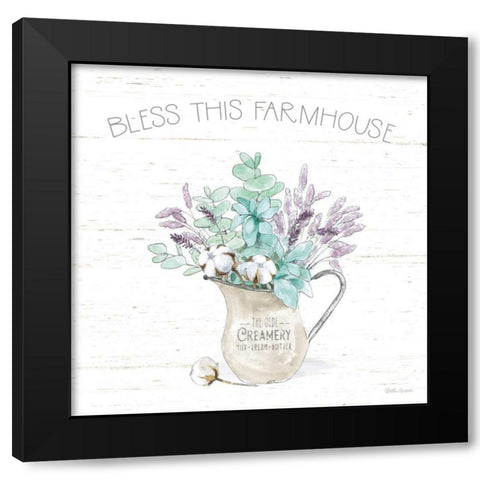 Farmhouse Cotton II Black Modern Wood Framed Art Print with Double Matting by Grove, Beth