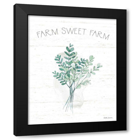 Farmhouse Cotton V Black Modern Wood Framed Art Print by Grove, Beth
