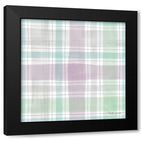 Farmhouse Cotton Pattern IIIA Black Modern Wood Framed Art Print with Double Matting by Grove, Beth