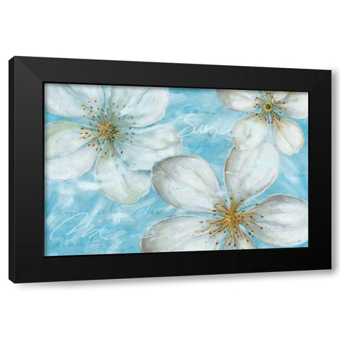 Atmosphere Black Modern Wood Framed Art Print with Double Matting by Brissonnet, Daphne
