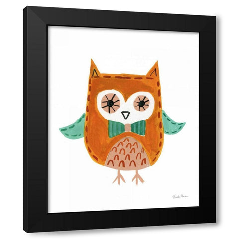 Neighborhood Pals V Black Modern Wood Framed Art Print with Double Matting by Zaman, Farida