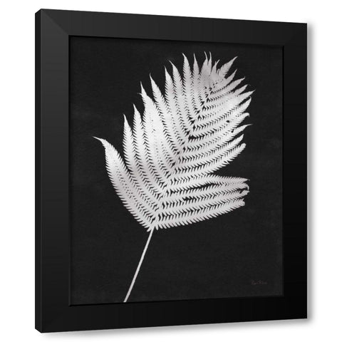 Nature by the Lake Ferns III Black Crop Black Modern Wood Framed Art Print with Double Matting by Rhue, Piper