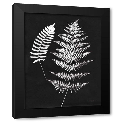Nature by the Lake Ferns V Black Crop Black Modern Wood Framed Art Print by Rhue, Piper