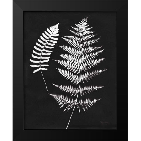 Nature by the Lake Ferns V Black Crop Black Modern Wood Framed Art Print by Rhue, Piper