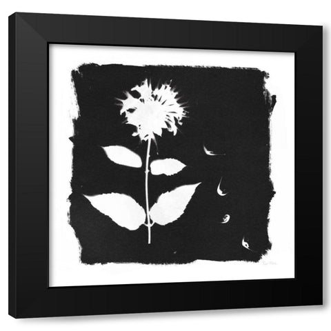 Nature by the Lake Flowers II Black Black Modern Wood Framed Art Print by Rhue, Piper