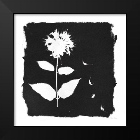 Nature by the Lake Flowers II Black Black Modern Wood Framed Art Print by Rhue, Piper