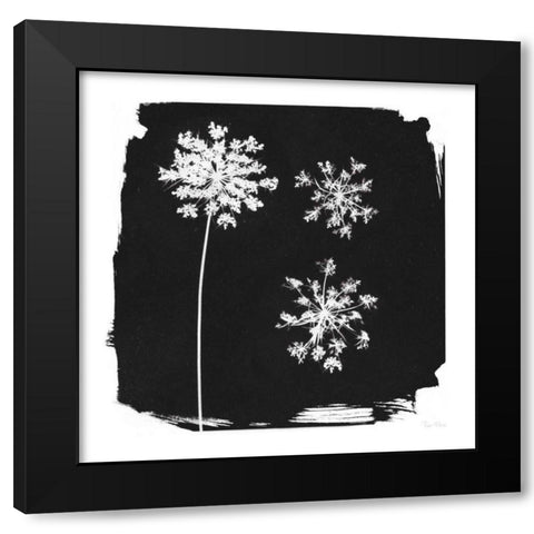 Nature by the Lake Flowers III Black Black Modern Wood Framed Art Print by Rhue, Piper