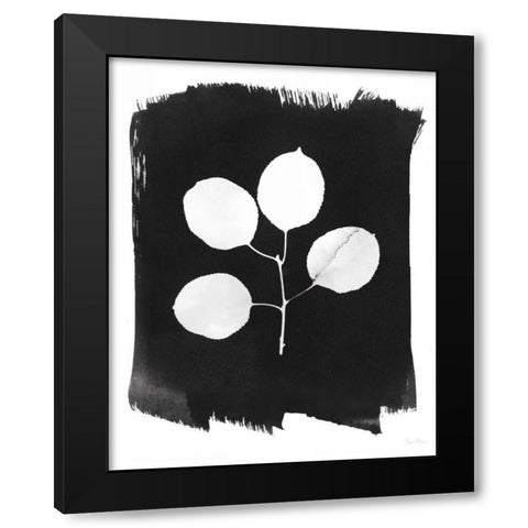 Nature by the Lake Leaves II Black Black Modern Wood Framed Art Print by Rhue, Piper