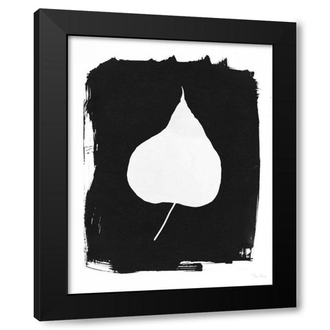 Nature by the Lake Leaves III Black Black Modern Wood Framed Art Print by Rhue, Piper