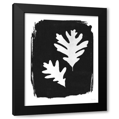Nature by the Lake Leaves IV Black Black Modern Wood Framed Art Print with Double Matting by Rhue, Piper