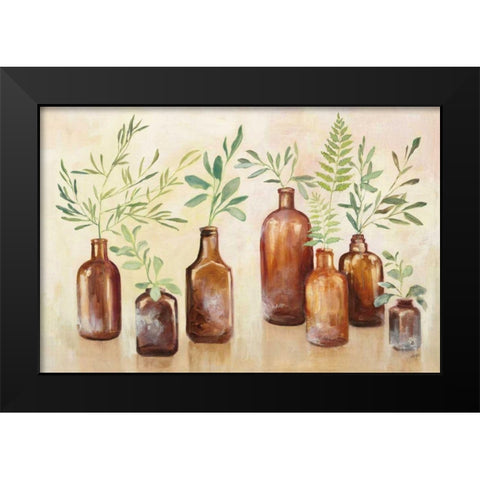Woodland Still Life I Black Modern Wood Framed Art Print by Purinton, Julia