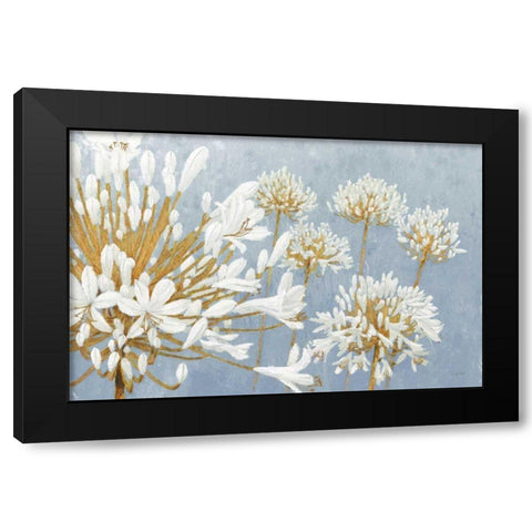 Golden Spring Blue Gray Black Modern Wood Framed Art Print by Wiens, James