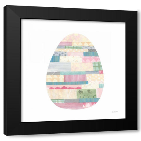 Spring into Easter III Black Modern Wood Framed Art Print by Prahl, Courtney