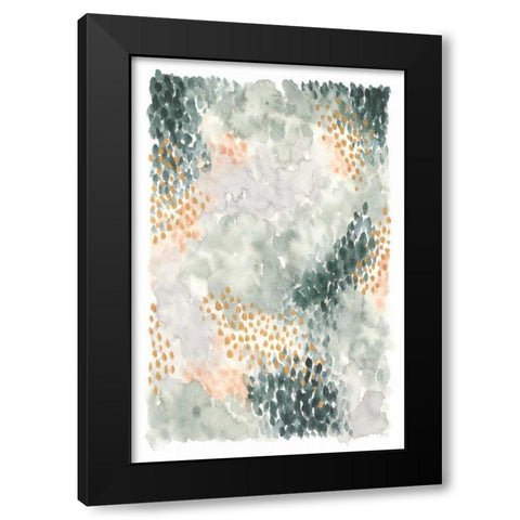 Spring Blooms I Black Modern Wood Framed Art Print by Marshall, Laura