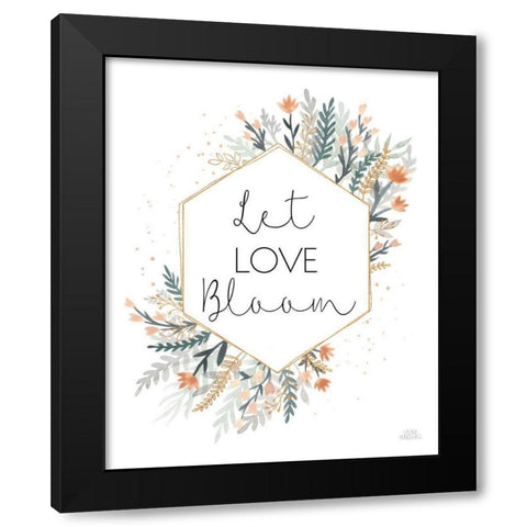 Spring Blooms VI Black Modern Wood Framed Art Print by Marshall, Laura