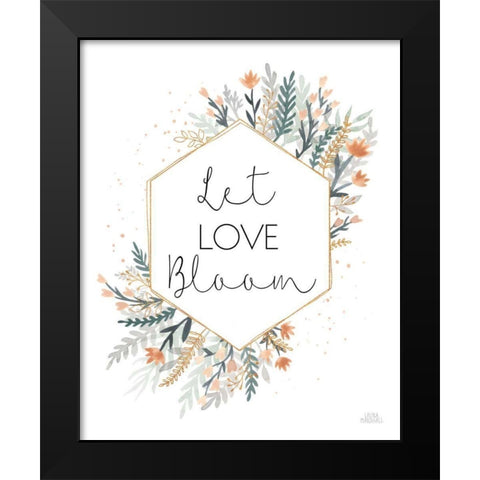 Spring Blooms VI Black Modern Wood Framed Art Print by Marshall, Laura