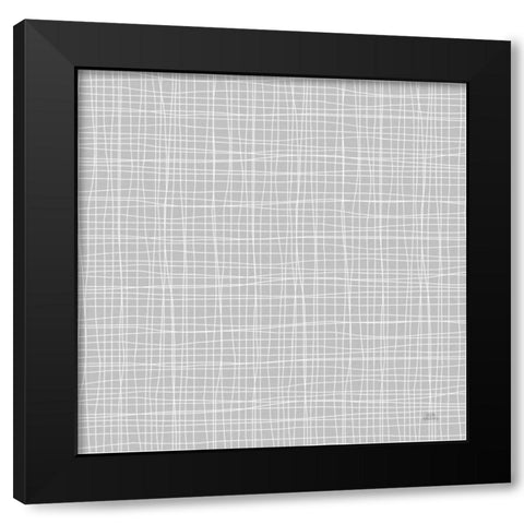 Spring Blooms Pattern XID Black Modern Wood Framed Art Print with Double Matting by Marshall, Laura