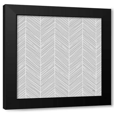 Spring Blooms Pattern XIVD Black Modern Wood Framed Art Print with Double Matting by Marshall, Laura