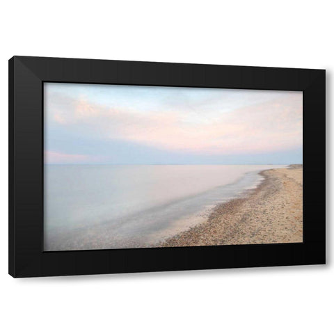 Lake Superior Shoreline I Black Modern Wood Framed Art Print with Double Matting by Majchrowicz, Alan