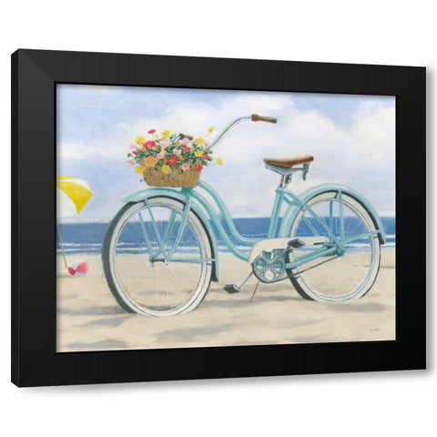 Beach Time III Black Modern Wood Framed Art Print with Double Matting by Wiens, James