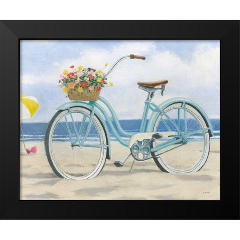 Beach Time III Black Modern Wood Framed Art Print by Wiens, James