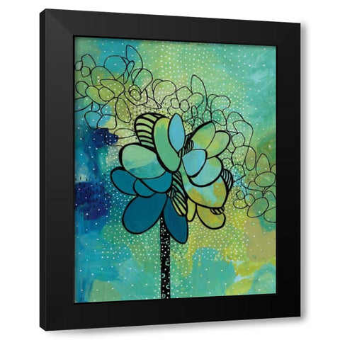 Renew Black Modern Wood Framed Art Print with Double Matting by Mack, Lynn