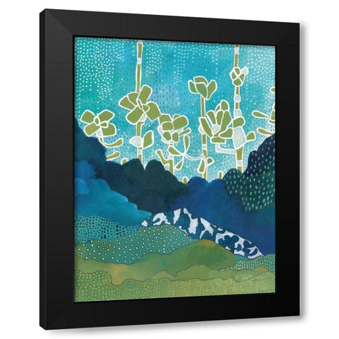 Landscape Black Modern Wood Framed Art Print with Double Matting by Mack, Lynn