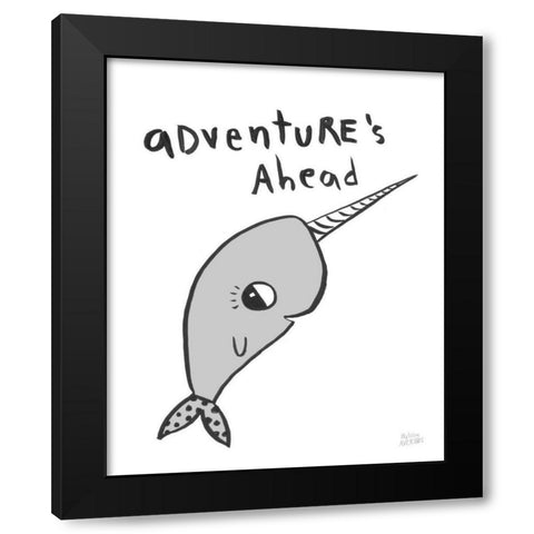 Scandy Baby VIII Black Modern Wood Framed Art Print by Averinos, Melissa