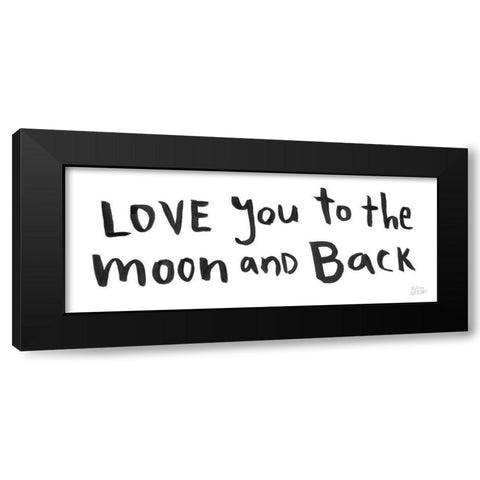 Scandy Baby X Black Modern Wood Framed Art Print with Double Matting by Averinos, Melissa