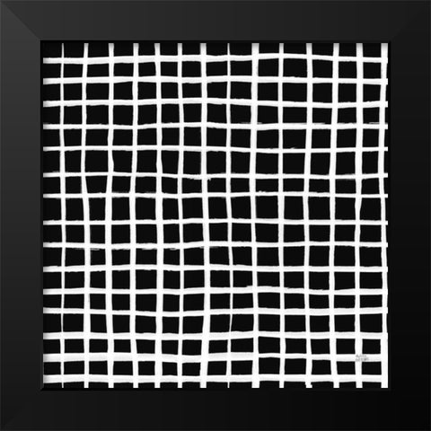 Scandy Baby Pattern IB Black Modern Wood Framed Art Print by Averinos, Melissa