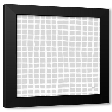 Scandy Baby Pattern ID Black Modern Wood Framed Art Print with Double Matting by Averinos, Melissa