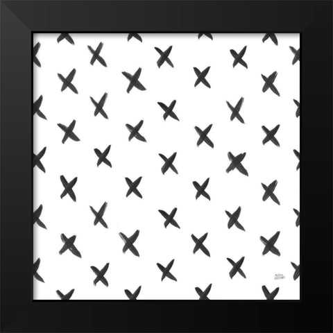 Scandy Baby Pattern IIA Black Modern Wood Framed Art Print by Averinos, Melissa