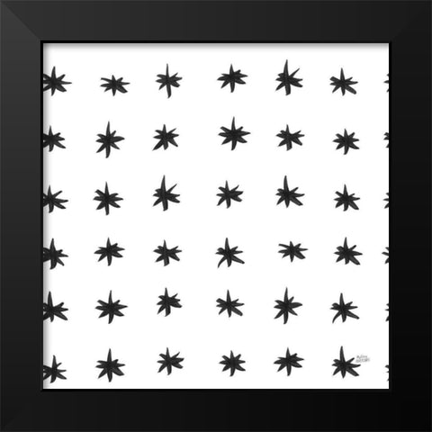 Scandy Baby Pattern IX Black Modern Wood Framed Art Print by Averinos, Melissa