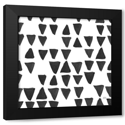 Scandy Baby Pattern XIIIB Black Modern Wood Framed Art Print by Averinos, Melissa
