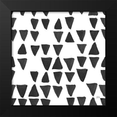 Scandy Baby Pattern XIIIB Black Modern Wood Framed Art Print by Averinos, Melissa