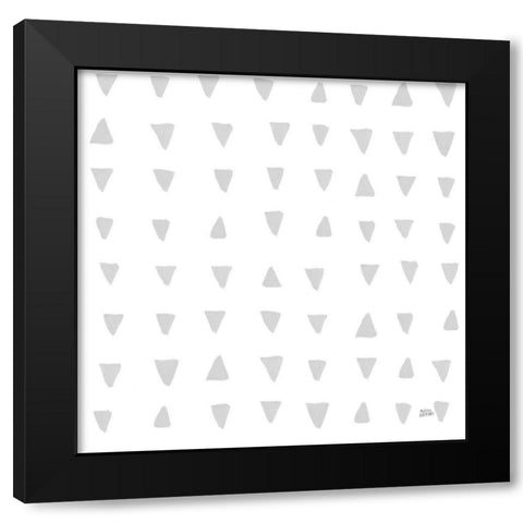 Scandy Baby Pattern XIVC Black Modern Wood Framed Art Print with Double Matting by Averinos, Melissa