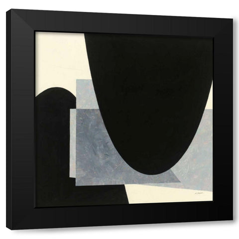 Blackbird Black Modern Wood Framed Art Print by Schick, Mike