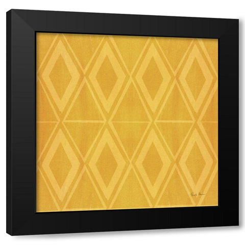Tutti Frutti Pattern VID Black Modern Wood Framed Art Print with Double Matting by Zaman, Farida
