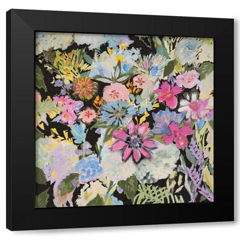 In Love With You Black Black Modern Wood Framed Art Print with Double Matting by Davis, Joan E.