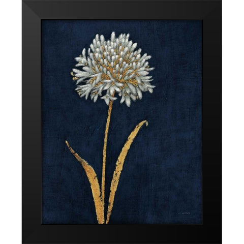 Shimmering Summer I Indigo Crop Black Modern Wood Framed Art Print by Wiens, James