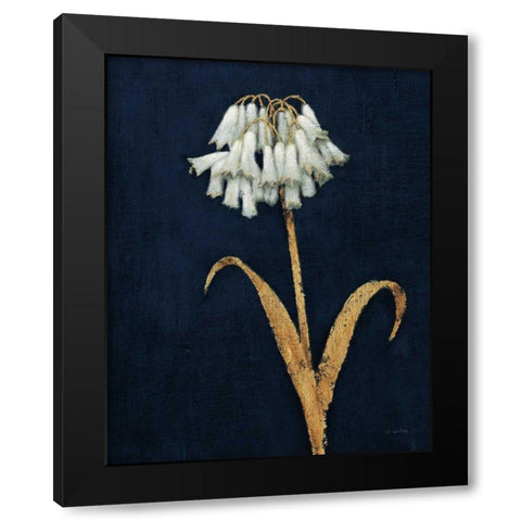 Shimmering Summer II Indigo Crop Black Modern Wood Framed Art Print by Wiens, James