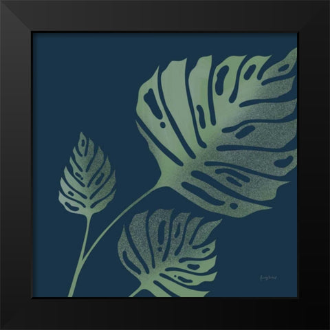 Monstera I Black Modern Wood Framed Art Print by Thorns, Becky