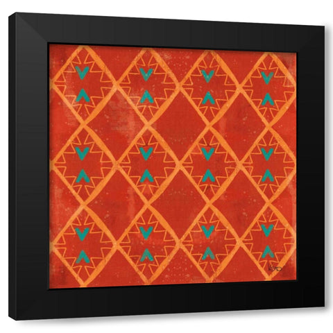 Good Vibes Pattern IV Black Modern Wood Framed Art Print with Double Matting by Charron, Veronique