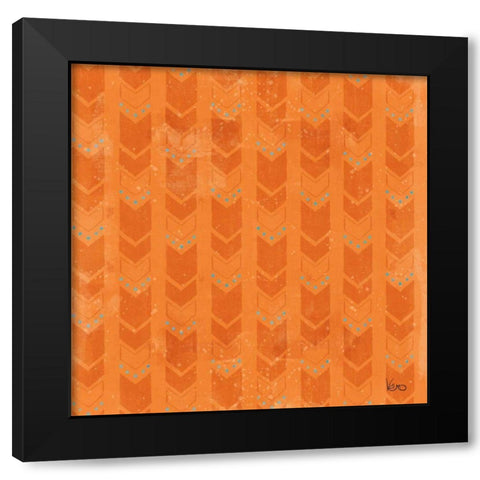 Good Vibes Pattern VIIIE Black Modern Wood Framed Art Print with Double Matting by Charron, Veronique