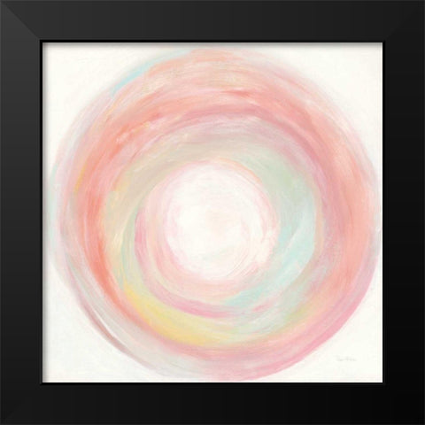 Tropical Swirl I Black Modern Wood Framed Art Print by Rhue, Piper