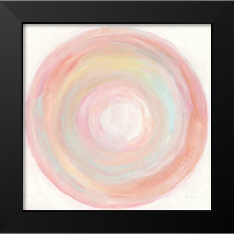 Tropical Swirl II Black Modern Wood Framed Art Print by Rhue, Piper