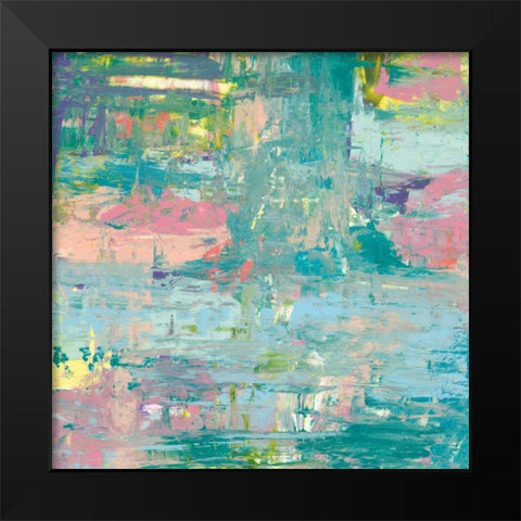 Islands Abstract I Black Modern Wood Framed Art Print by Rhue, Piper