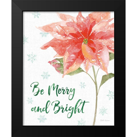 Holiday Flora VI Black Modern Wood Framed Art Print by Grove, Beth
