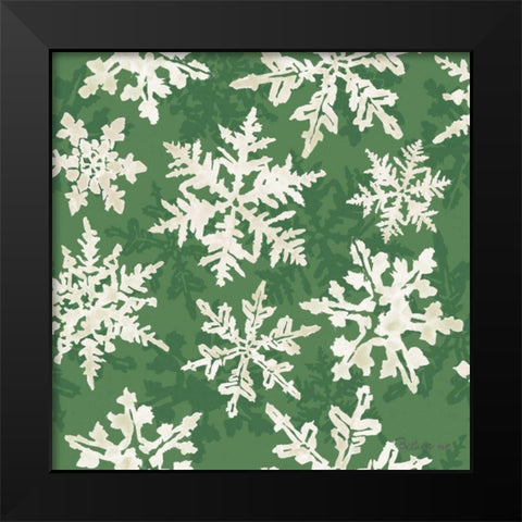 Holiday Flora Pattern VIIC Black Modern Wood Framed Art Print by Grove, Beth
